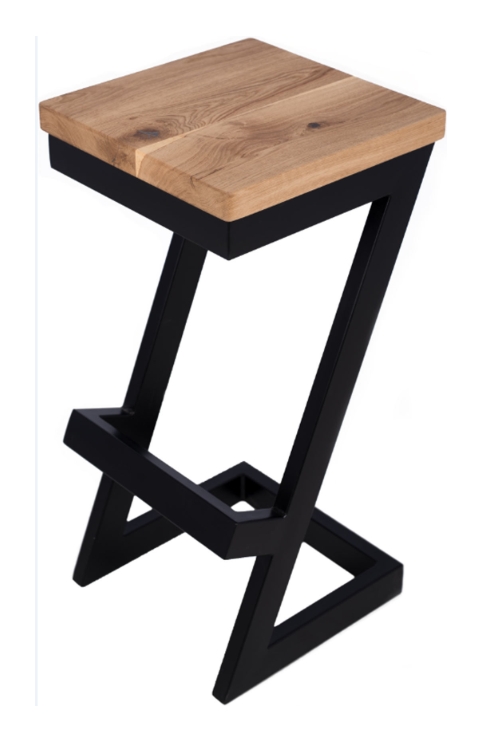 Барный стул из массива дуба Барный стул из массива дуба